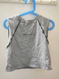 Gray Sleeveless Top