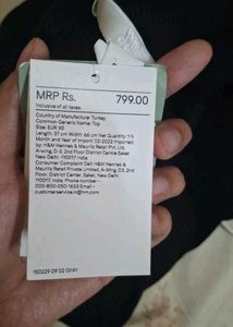 H&amp;M Black Ribbed Crop Top