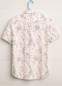 Trendy Floral Half Sleeve Shirt – M Size