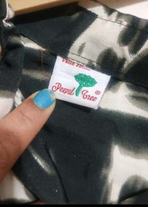 Multi ⚫🔴Printed Top Like Shirt For 38 Bust