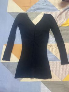 Elegant Black Long Sleeve dress