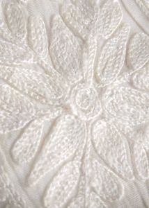 unstitched lemon yellow embroidery full suit piece