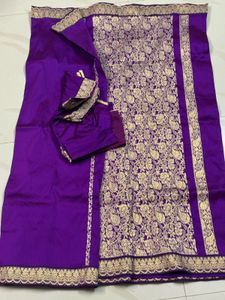 New Saree With Blouse