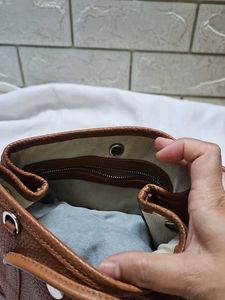 Brown Leather Handbag