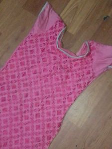 Rose Coloured Churidar