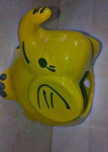 Elephant Shapes Ceramic Vase