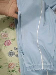 Blue Track Pants