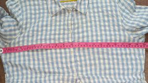 SALE - Gingham Button-Up Shirt