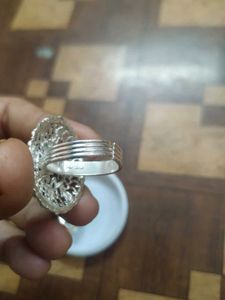 beautiful pur silver toe rings💗