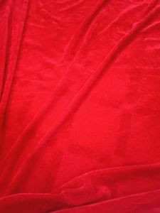 Red Shaneel Cloth New Not Used 4 Meter