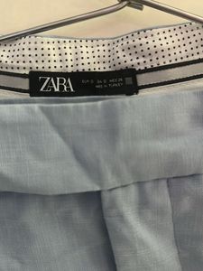 Zara Blue Wide Leg Pants
