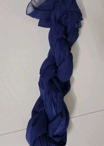 Elegant Navy Blue Dupatta