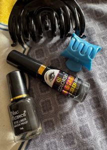 Combo Blue Heaven Eyeliner ,mascara And Clutch