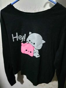 Black Crop top