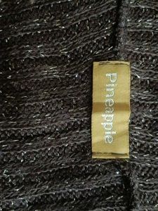 Brown Off-shoulder Knit