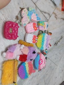 Assorted Pop-it Purses & Accessories