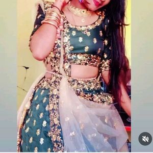 Green Lehenga