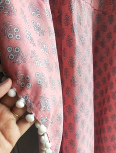 Floral Kaftan Dress, Cotton