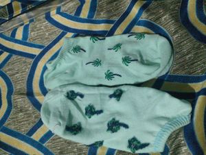 Palm Tree Ankle Socks