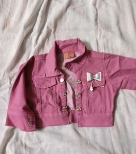 Cute Pink Denim Jacket