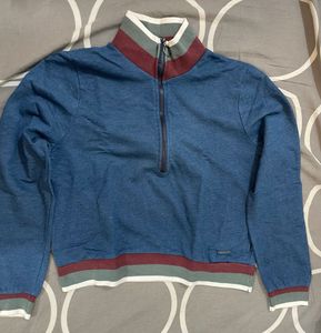 Knit Top with Zipper