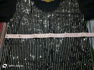 Black Sequence Kurti ✨