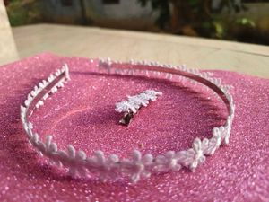 Floral Headband &amp; Clip Set