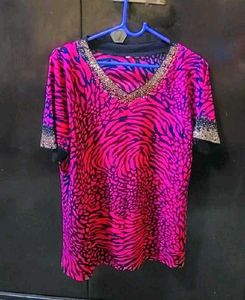 Animal Print Top