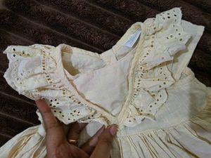 Off white Victorian Style Dress Baby