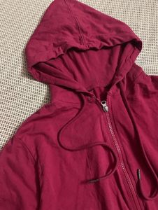 Red Zip Up Pullover