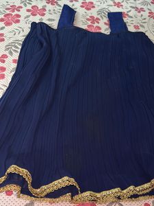 Blue Cape Top
