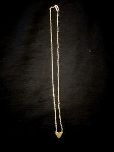 Gold Heart Pendant Necklace