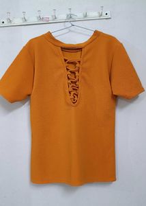 Mustard And Black Co-ord Set