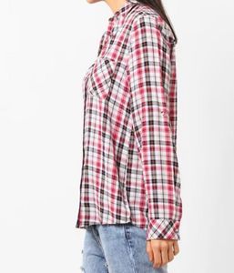 Unisex Checked Spread Collar Shirt🫶🏻