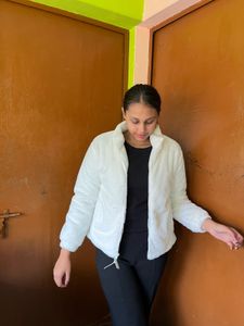 White Puffer Jacket - Cozy &amp; Stylish