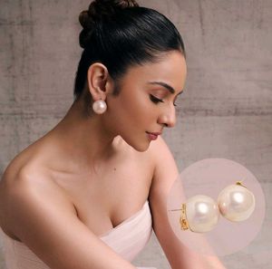 Pearl Stud Earrings (big)