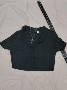 H&amp;M cropped Shirt