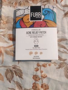 FURR Hydrocolloid Acne Relief Patches | Reduces Acne, Spots and Blemishes | 60 Patches, Peach