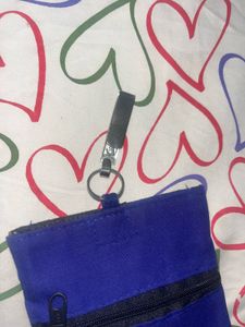 Bohemian Mirror Work Embroidered Pouch - Handmade