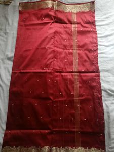Elegant Maroon Saree