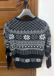 Patterned Knit Sweater