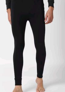 Jockey Men&#39;s Black  2420 New Thermal Inner bottom