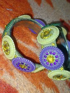 Colorful Bejeweled Bangles