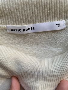 Men’s Hig Neck |Off White BASIC HOUSE|korean Brand