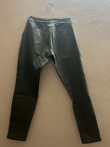 Olive Green Cotton Pant