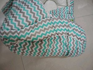 Baybee 3 in 1Velvet Cotton Baby Bed Cum Carry