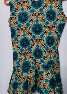 Sleeveless Tailor Stiched Kurta For Daily Wear