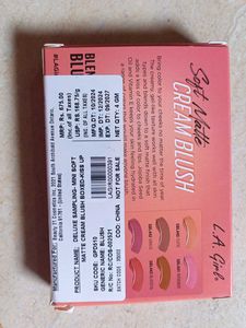 L.A.Girl Soft Matte Cream Blush 😍😍♥️