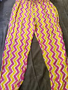 Zig-Zag Print Lounge Pants
