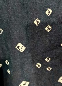 Stylish Black Printed Kurta